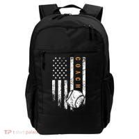 Baseball Coach American Flag Baseball Trainer Coaching Backpack thumb 0