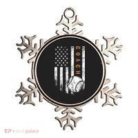 Baseball Coach American Flag Baseball Trainer Coaching Ornament thumb 0