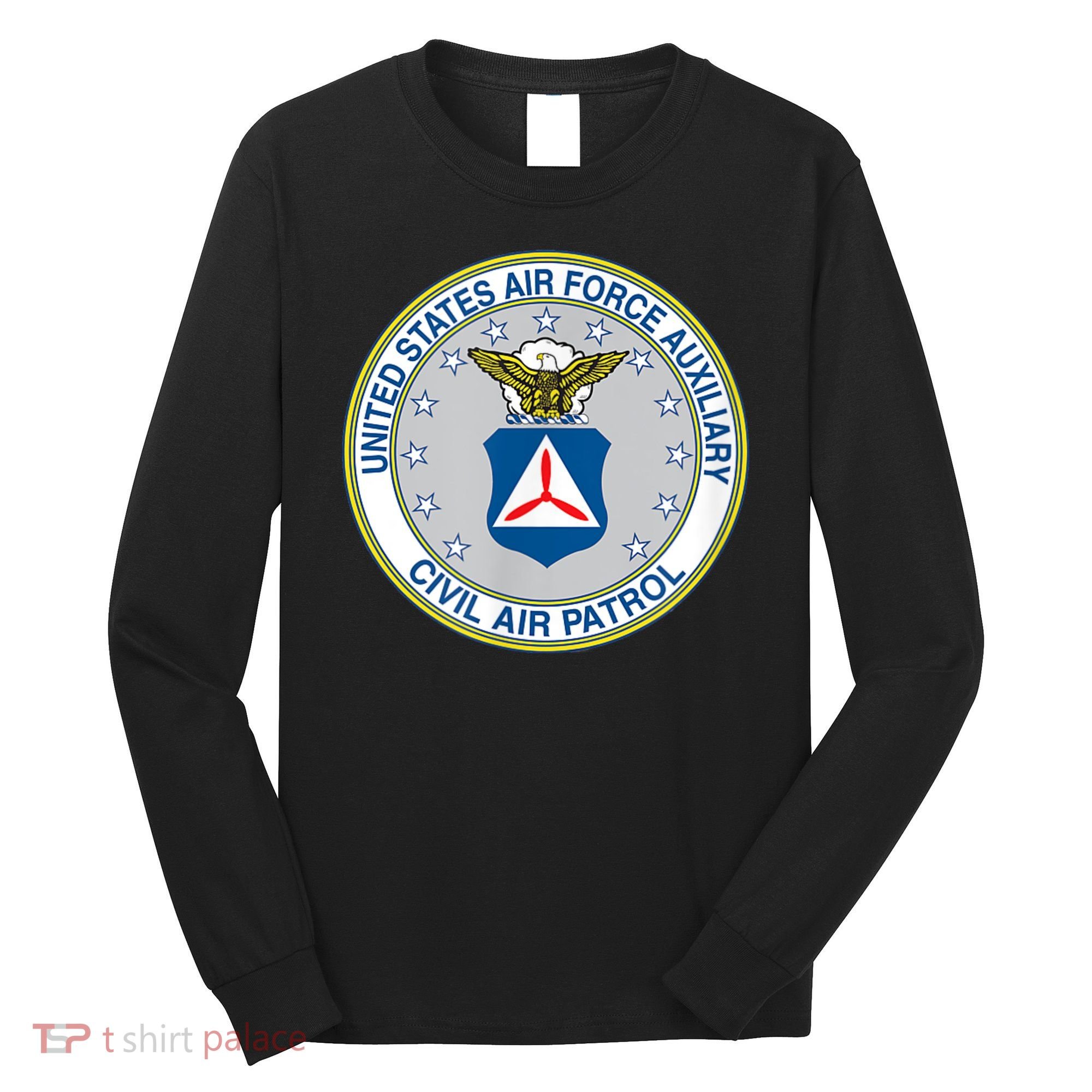 Best Civil Air Patrol Circle Air Force Auxiliary USAF Long Sleeve Shirt