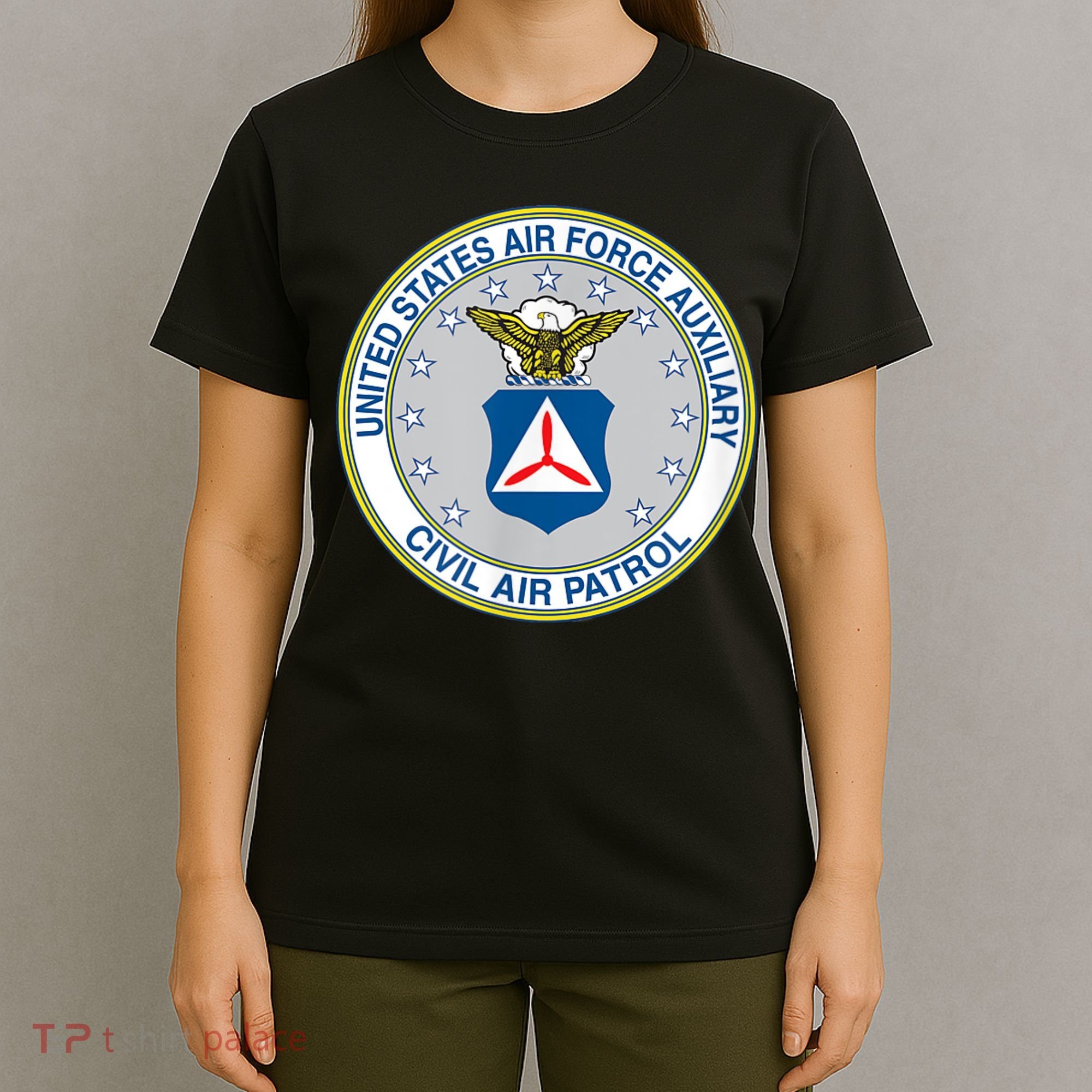 Best Civil Air Patrol Circle Air Force Auxiliary USAF T-Shirt