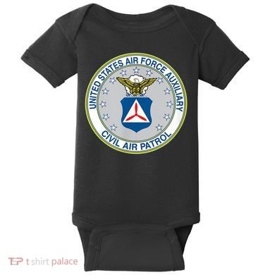 Best Civil Air Patrol Circle Air Force Auxiliary USAF Baby Bodysuit