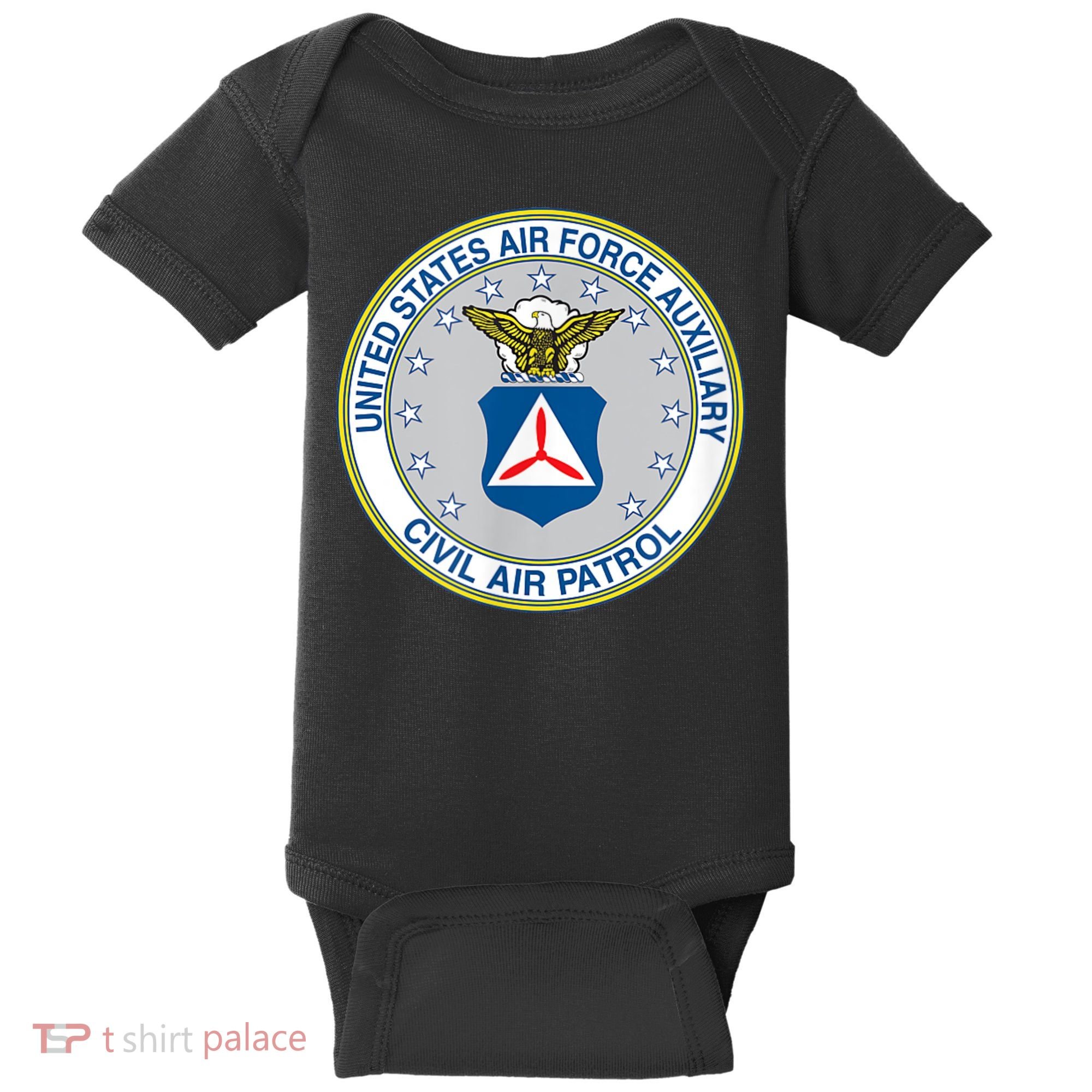 Best Civil Air Patrol Circle Air Force Auxiliary USAF Baby Bodysuit