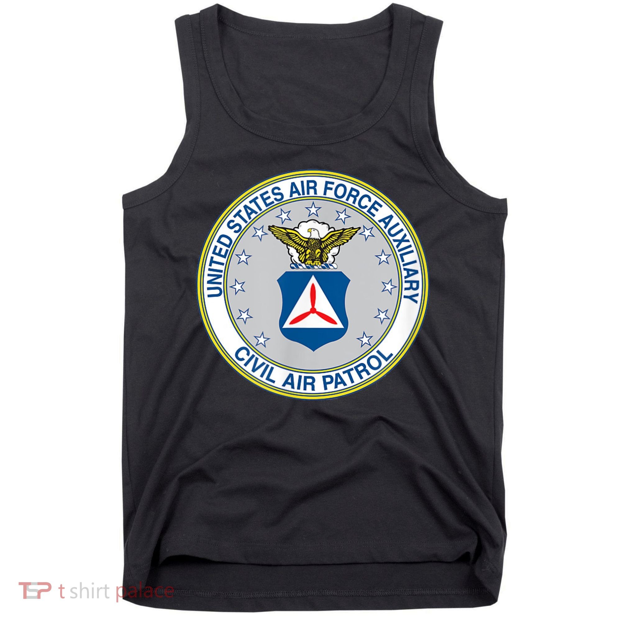 Best Civil Air Patrol Circle Air Force Auxiliary USAF Tank Top