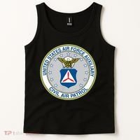 Best Civil Air Patrol Circle Air Force Auxiliary USAF Tank Top thumb 2