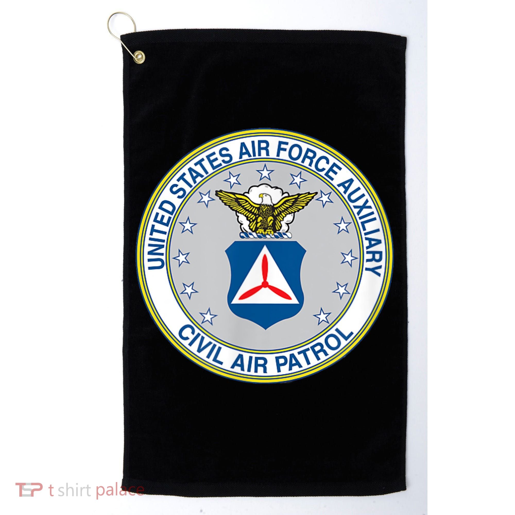 Best Civil Air Patrol Circle Air Force Auxiliary USAF Golf Towel