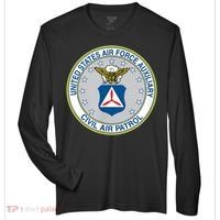 Best Civil Air Patrol Circle Air Force Auxiliary USAF Zone Performance Long-Sleeve T-Shirt thumb 0
