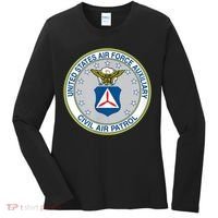 Best Civil Air Patrol Circle Air Force Auxiliary USAF Women's Long Sleeve Shirt thumb 0