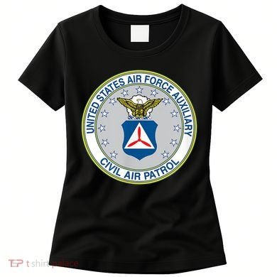Best Civil Air Patrol Circle Air Force Auxiliary USAF Women's T-Shirt