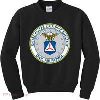 Best Civil Air Patrol Circle Air Force Auxiliary USAF Kids Sweatshirt thumb 0