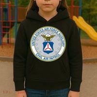 Best Civil Air Patrol Circle Air Force Auxiliary USAF Kids Hoodie thumb 3