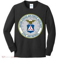 Best Civil Air Patrol Circle Air Force Auxiliary USAF Kids Long Sleeve Shirt thumb 0