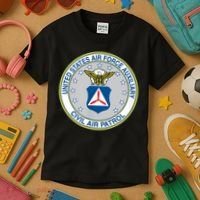 Best Civil Air Patrol Circle Air Force Auxiliary USAF Kids T-Shirt thumb 3