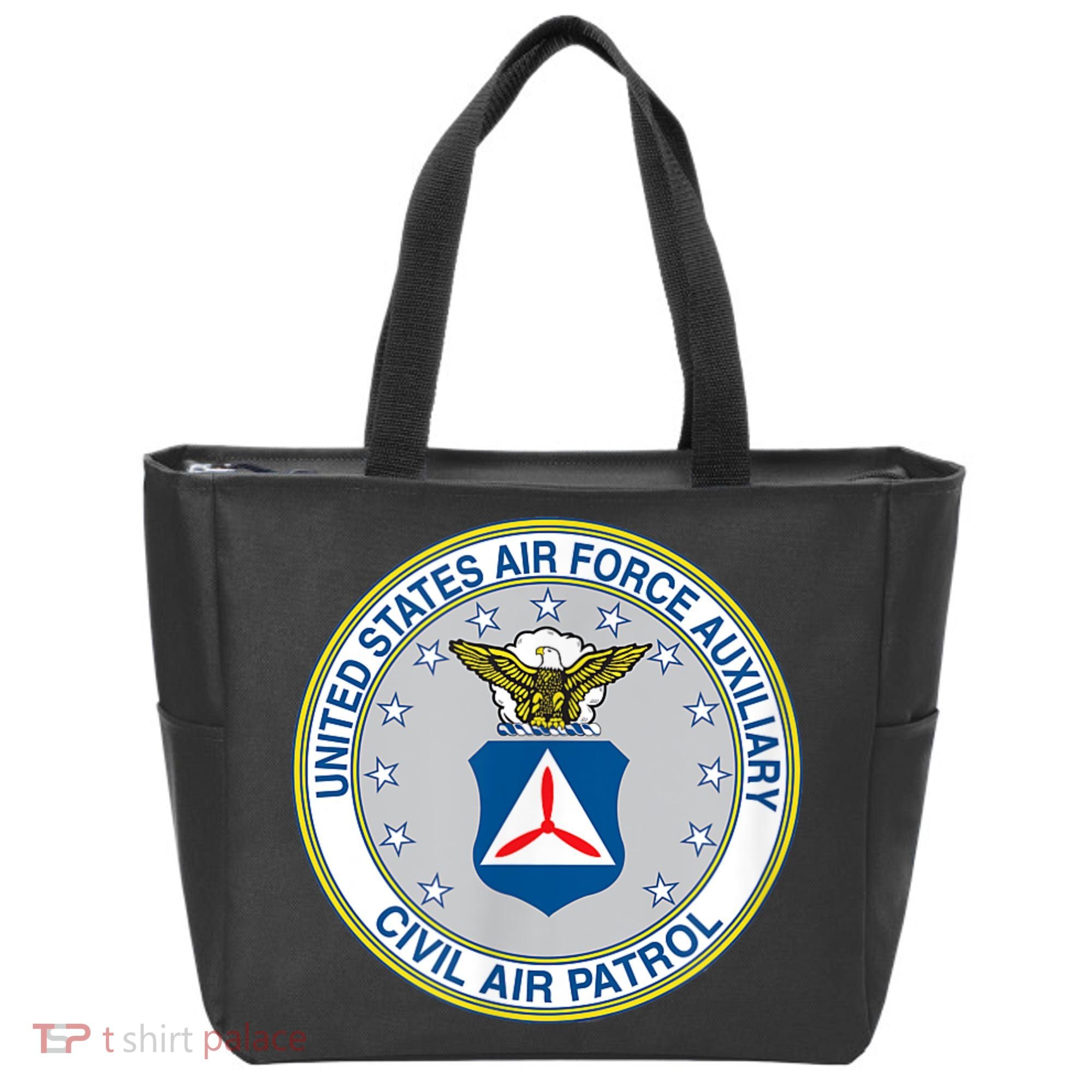 Best Civil Air Patrol Circle Air Force Auxiliary USAF Tote Bag