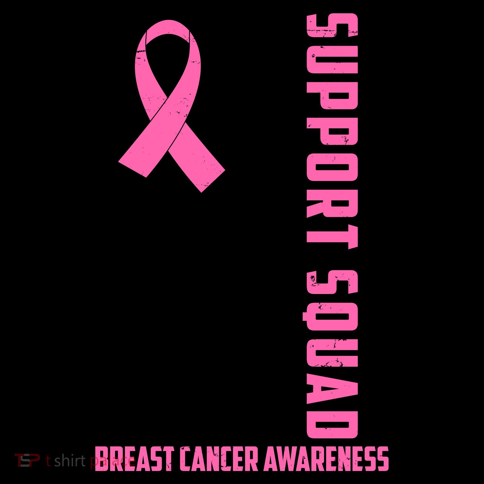Breast Cancer Awareness Support Squad Distressed USA Flag Coffee Mug