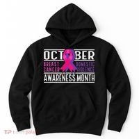 Breast Cancer And Domestic Violence Awareness Month Hoodie thumb 0