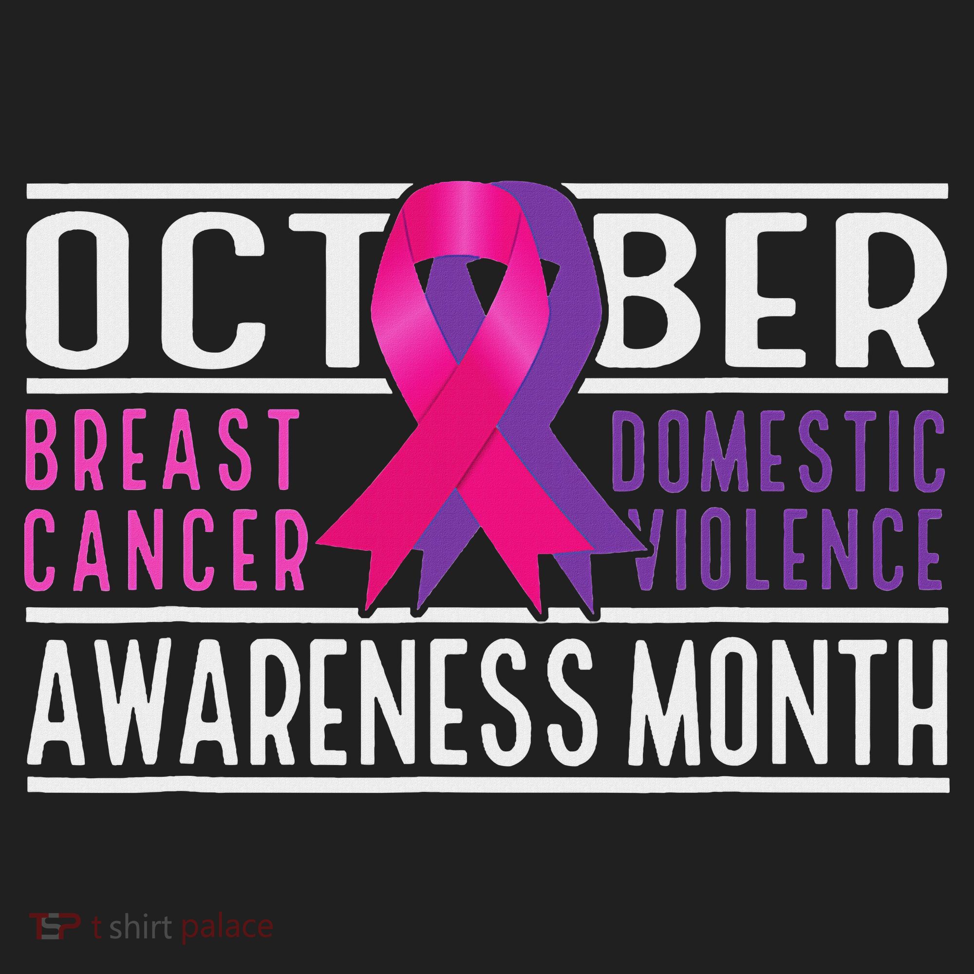Breast Cancer And Domestic Violence Awareness Month Beanie