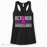 Breast Cancer And Domestic Violence Awareness Month Women's Tank Top thumb 0
