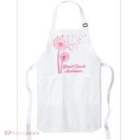Breast Cancer Awareness Dandelion Pink Ribbon Apron thumb 0
