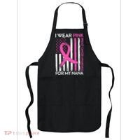 Breast Cancer Awareness I Wear For My Nana Apron thumb 0