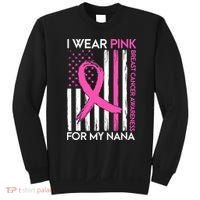 Breast Cancer Awareness I Wear For My Nana Sweatshirt thumb 0