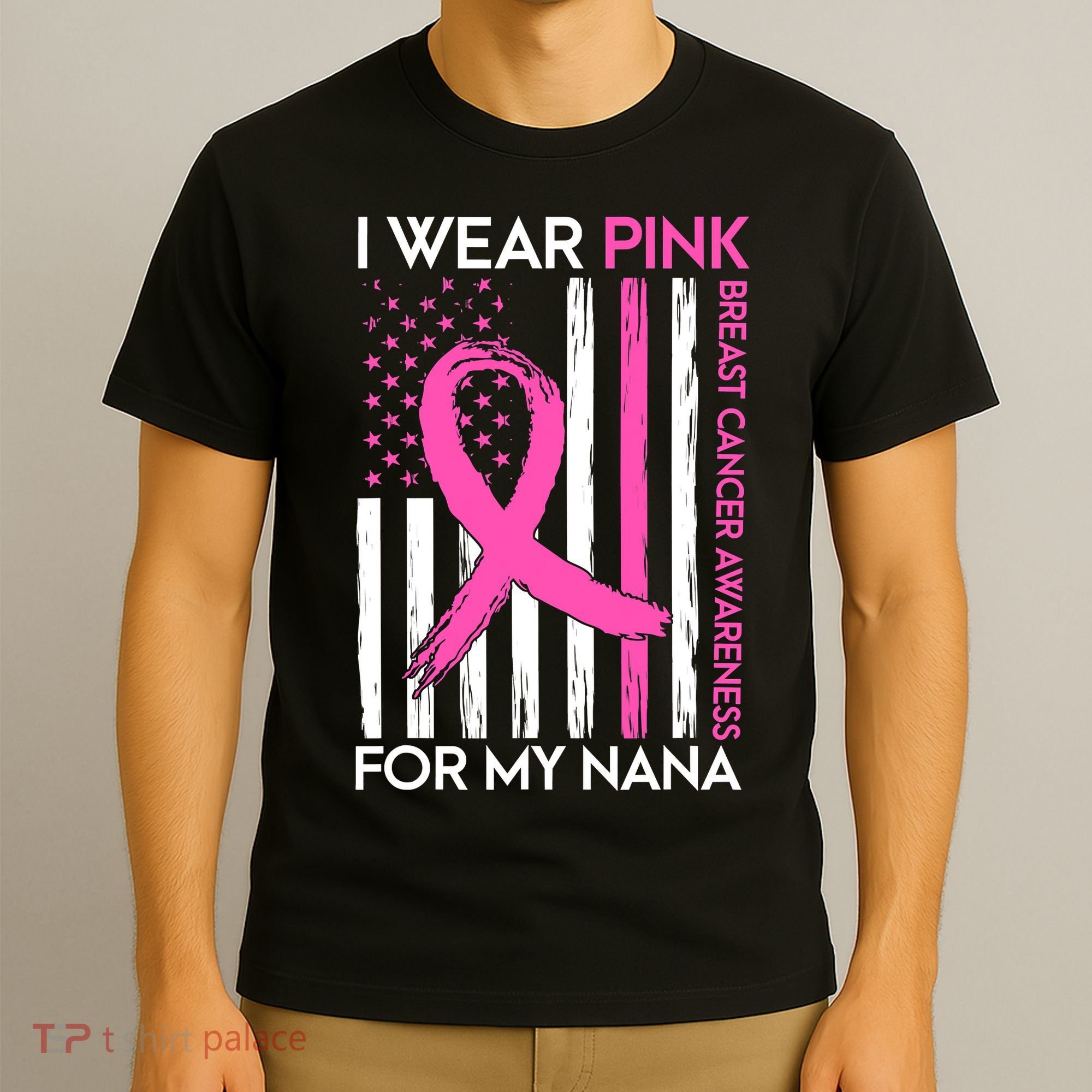 Breast Cancer Awareness I Wear For My Nana T-Shirt