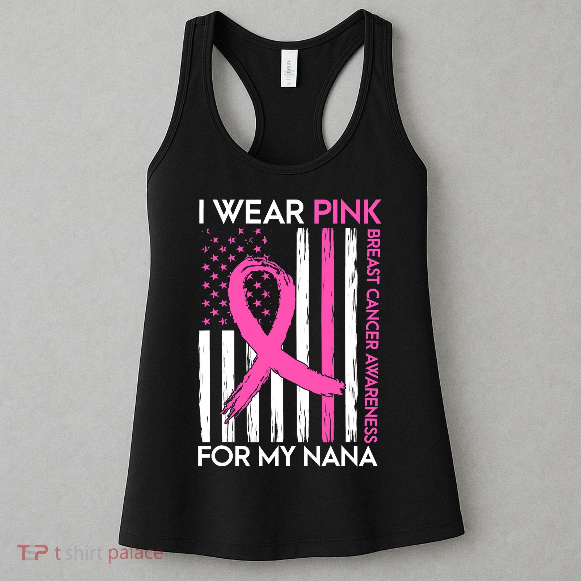 Breast Cancer Awareness I Wear For My Nana Women's Tank Top