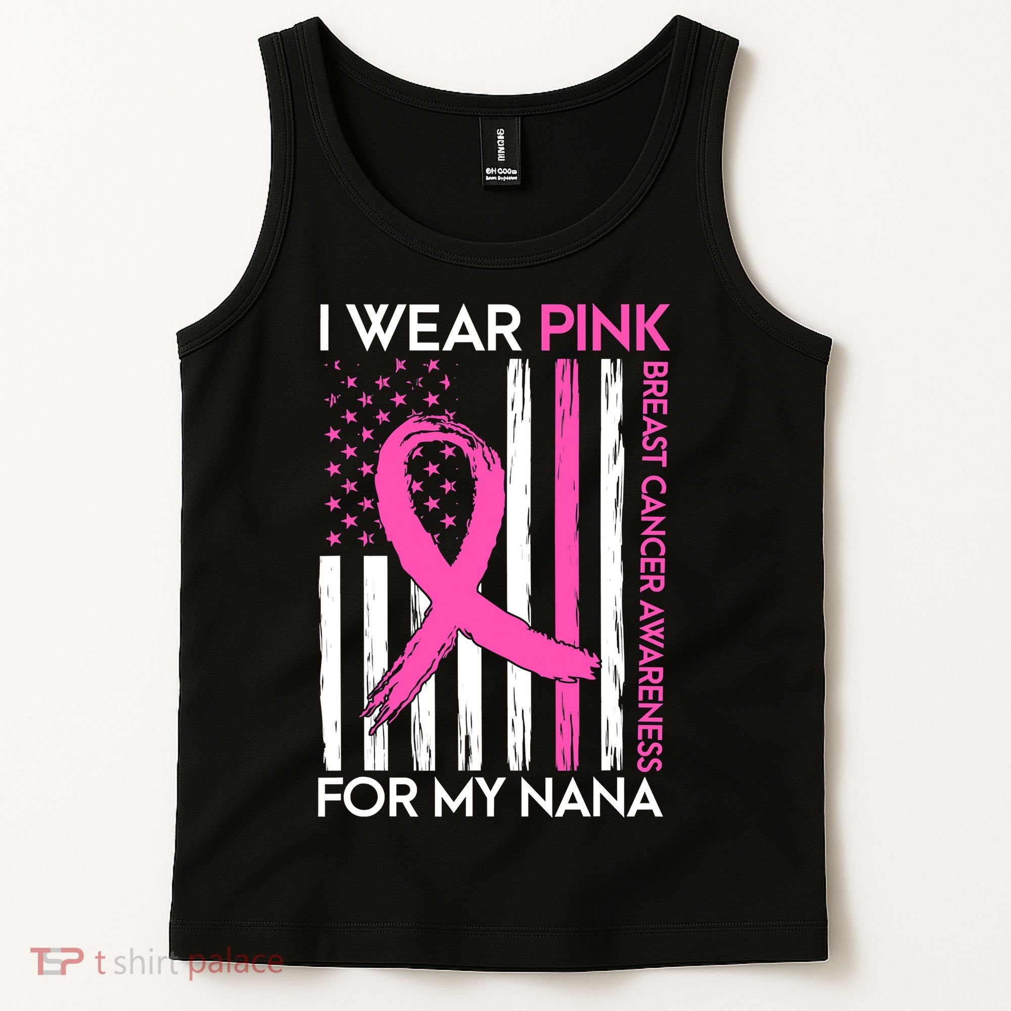 Breast Cancer Awareness I Wear For My Nana Tank Top