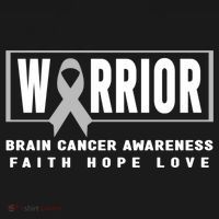 Brain Cancer Awareness Gift Funny Gift Brain Cancer Warrior Cool Gift Women's Hoodie thumb 2