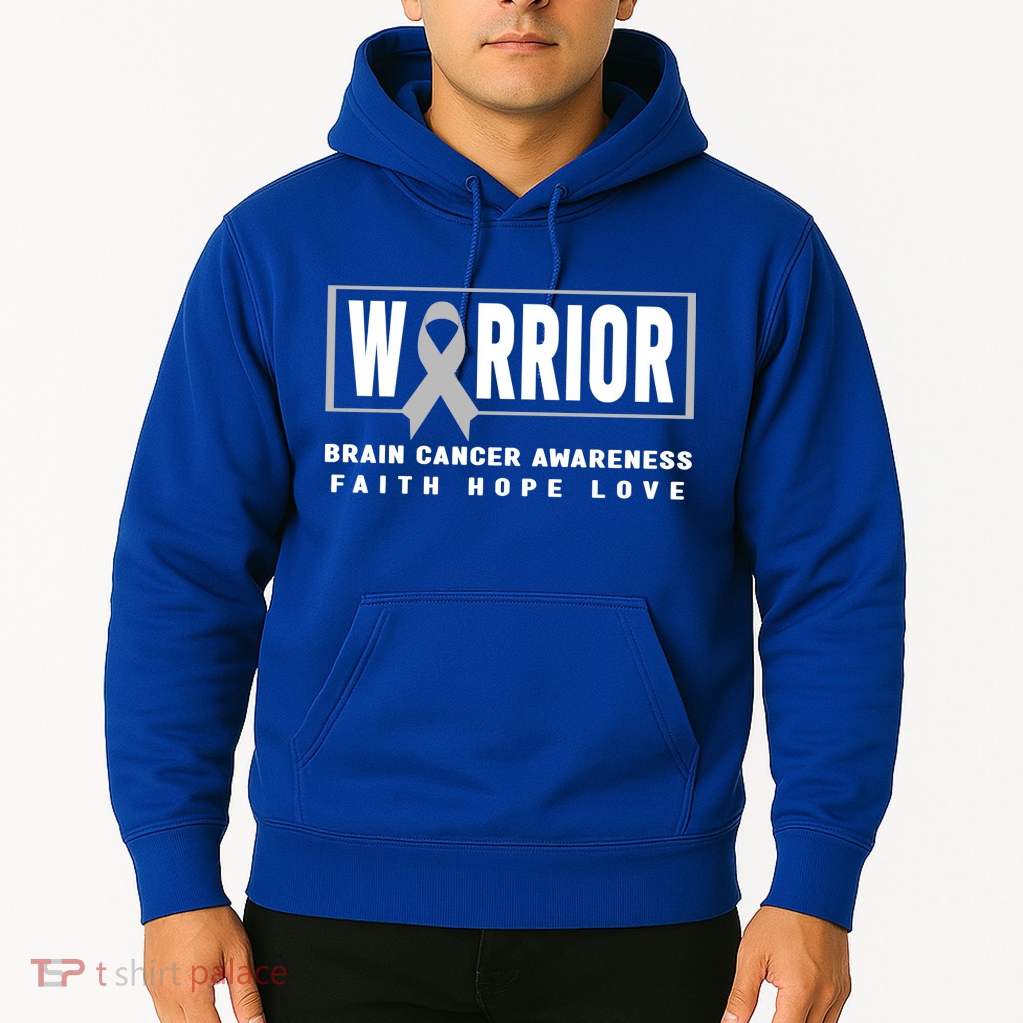 Brain Cancer Awareness Gift Funny Gift Brain Cancer Warrior Cool Gift Hoodie
