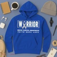Brain Cancer Awareness Gift Funny Gift Brain Cancer Warrior Cool Gift Hoodie thumb 3