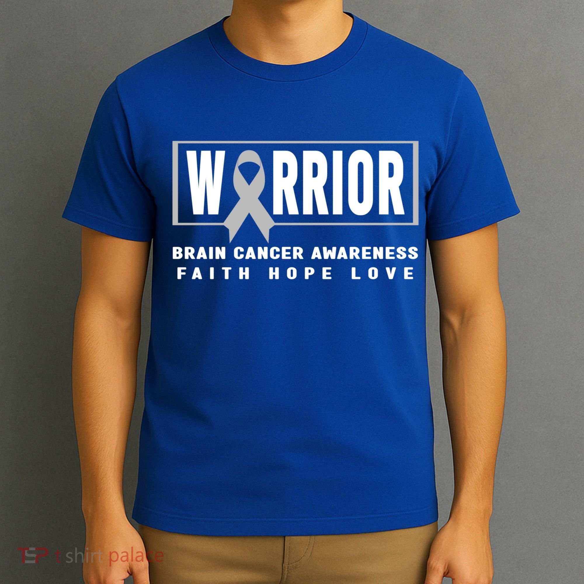 Brain Cancer Awareness Gift Funny Gift Brain Cancer Warrior Cool Gift T-Shirt