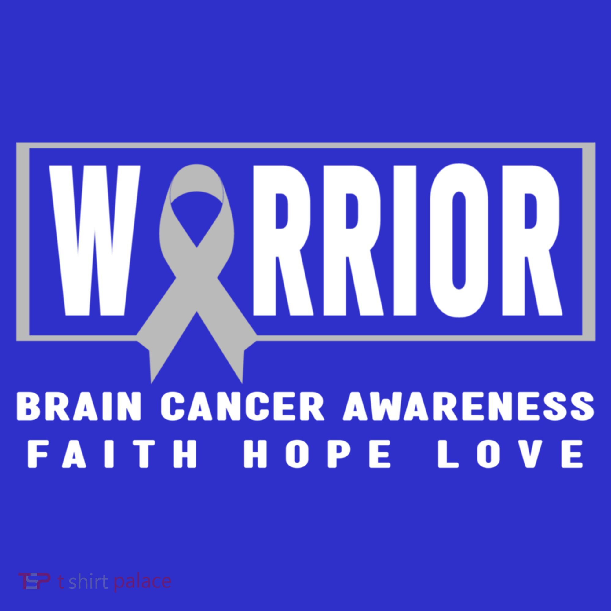 Brain Cancer Awareness Gift Funny Gift Brain Cancer Warrior Cool Gift T-Shirt