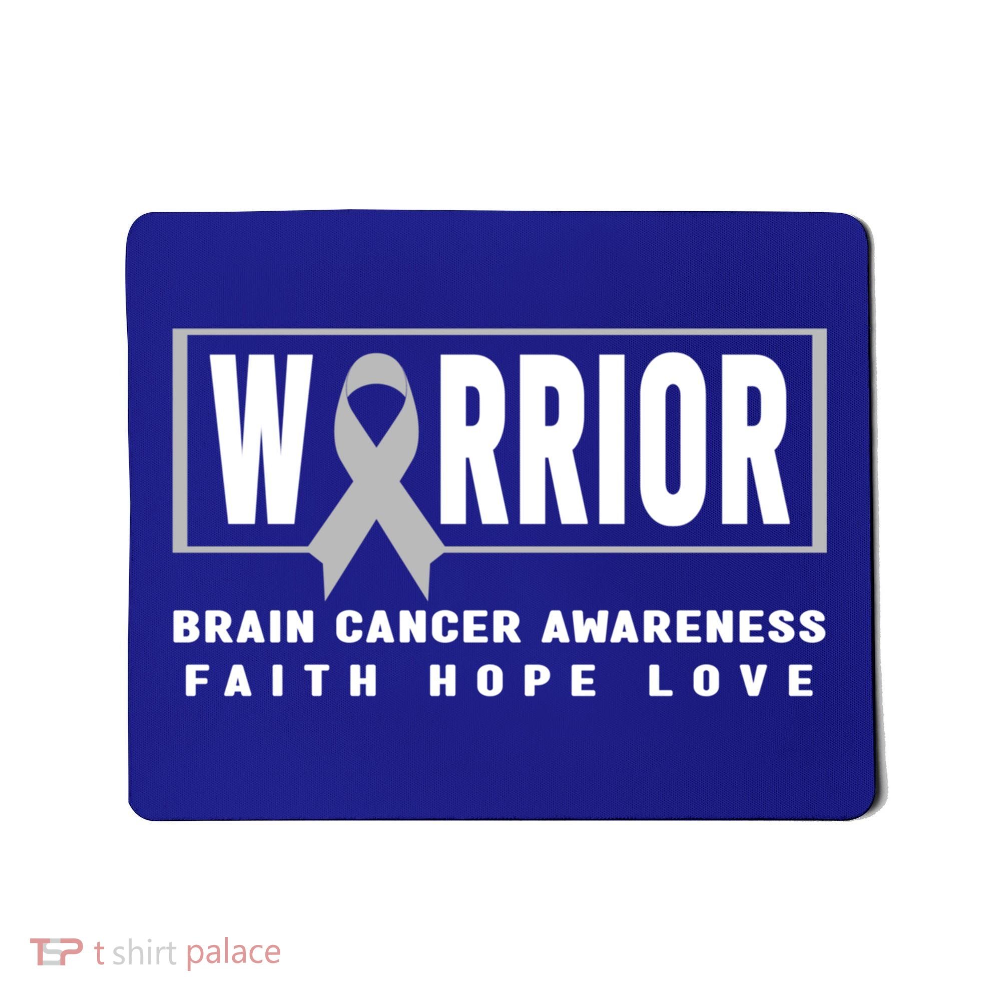Brain Cancer Awareness Gift Funny Gift Brain Cancer Warrior Cool Gift Mousepad