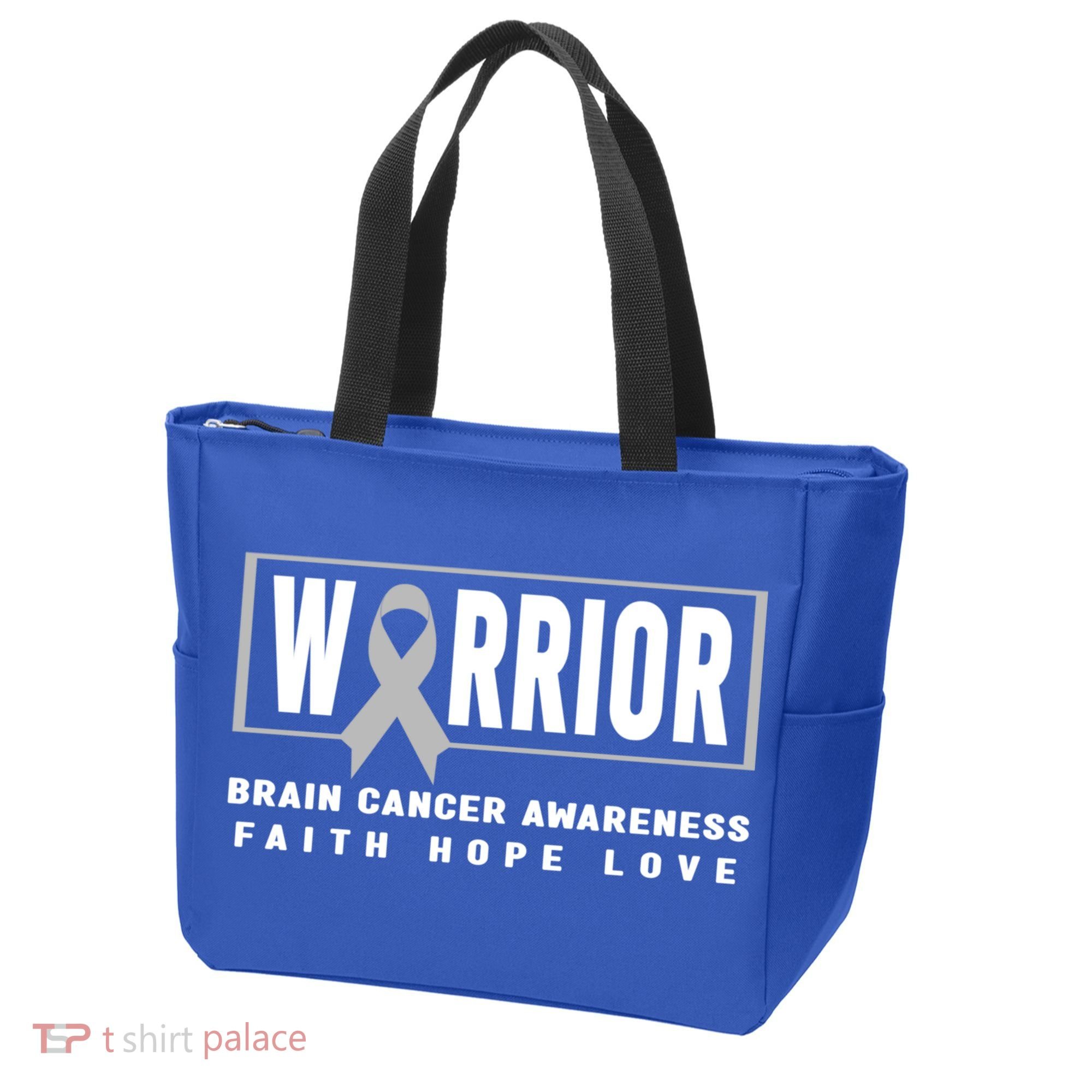 Brain Cancer Awareness Gift Funny Gift Brain Cancer Warrior Cool Gift Tote Bag