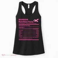 Breast Cancer Awareness Warrior Nutrition Facts Faith Hope Women's Tank Top thumb 0