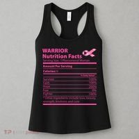 Breast Cancer Awareness Warrior Nutrition Facts Faith Hope Women's Tank Top thumb 3