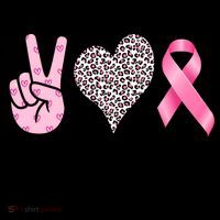 Breast Cancer Awareness Peace Love Cure Coffee Mug thumb 5