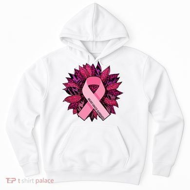 Breast Cancer Awareness Flower Ribbon Hoodie