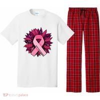 Breast Cancer Awareness Flower Ribbon Pajama Set thumb 0