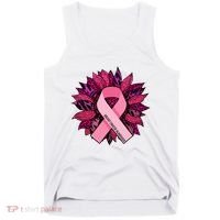 Breast Cancer Awareness Flower Ribbon Tank Top thumb 0