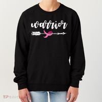 Breast Cancer Awareness Warrior Pink Ribbon Women's Sweatshirt thumb 0