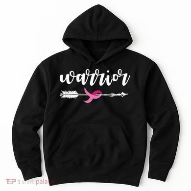 Breast Cancer Awareness Warrior Pink Ribbon Hoodie