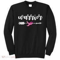 Breast Cancer Awareness Warrior Pink Ribbon Sweatshirt thumb 0