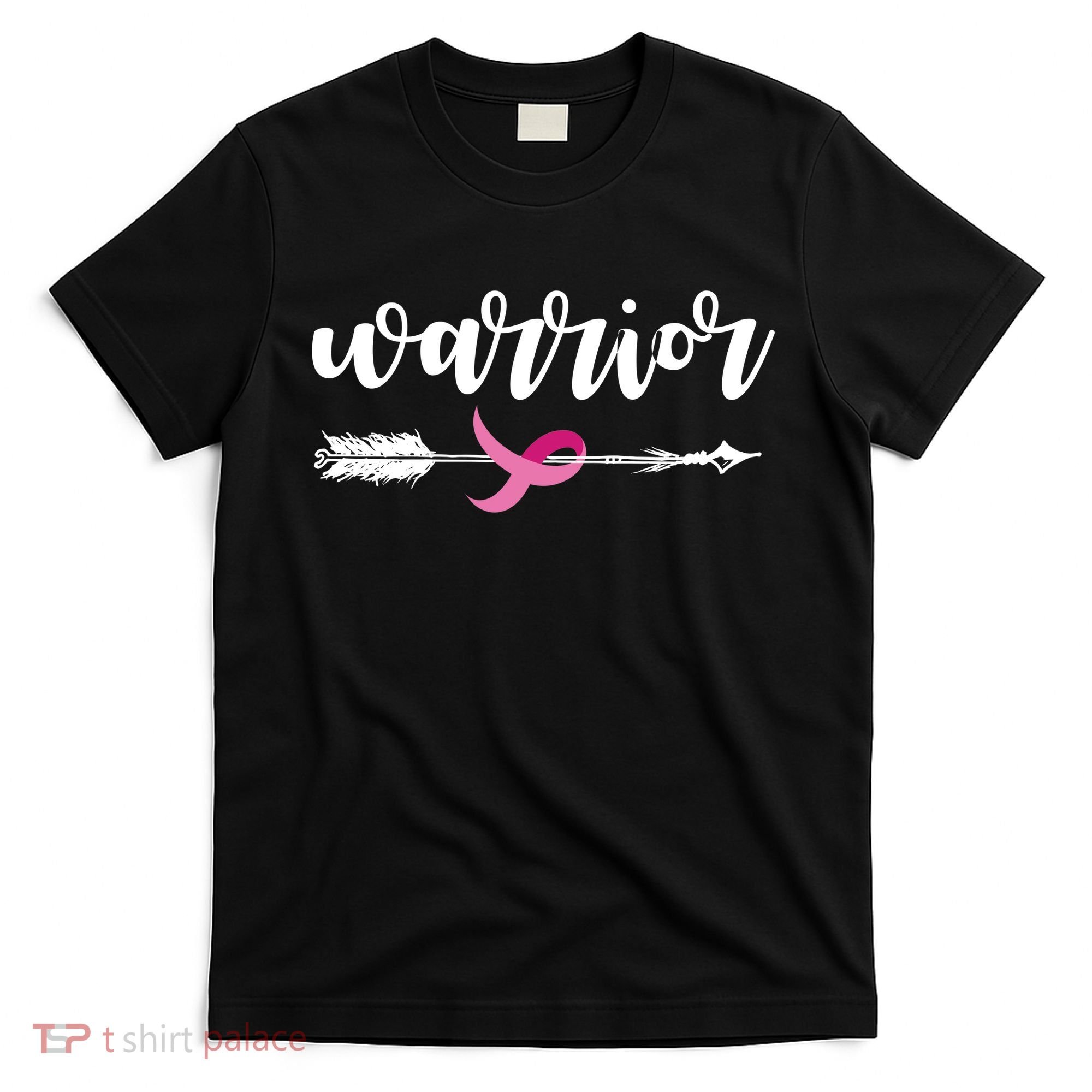 Breast Cancer Awareness Warrior Pink Ribbon T-Shirt