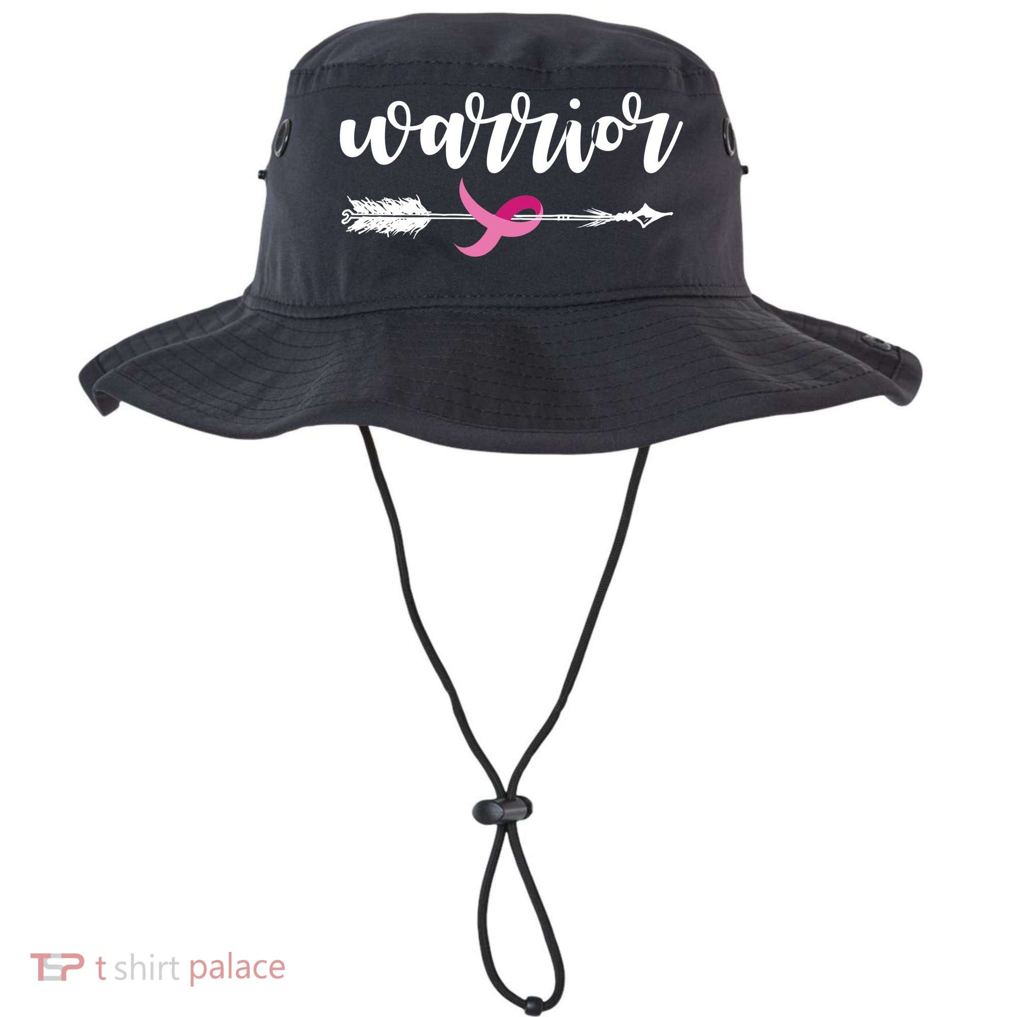 Breast Cancer Awareness Warrior Pink Ribbon Bucket Hat