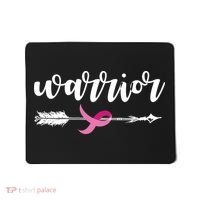 Breast Cancer Awareness Warrior Pink Ribbon Mousepad thumb 0