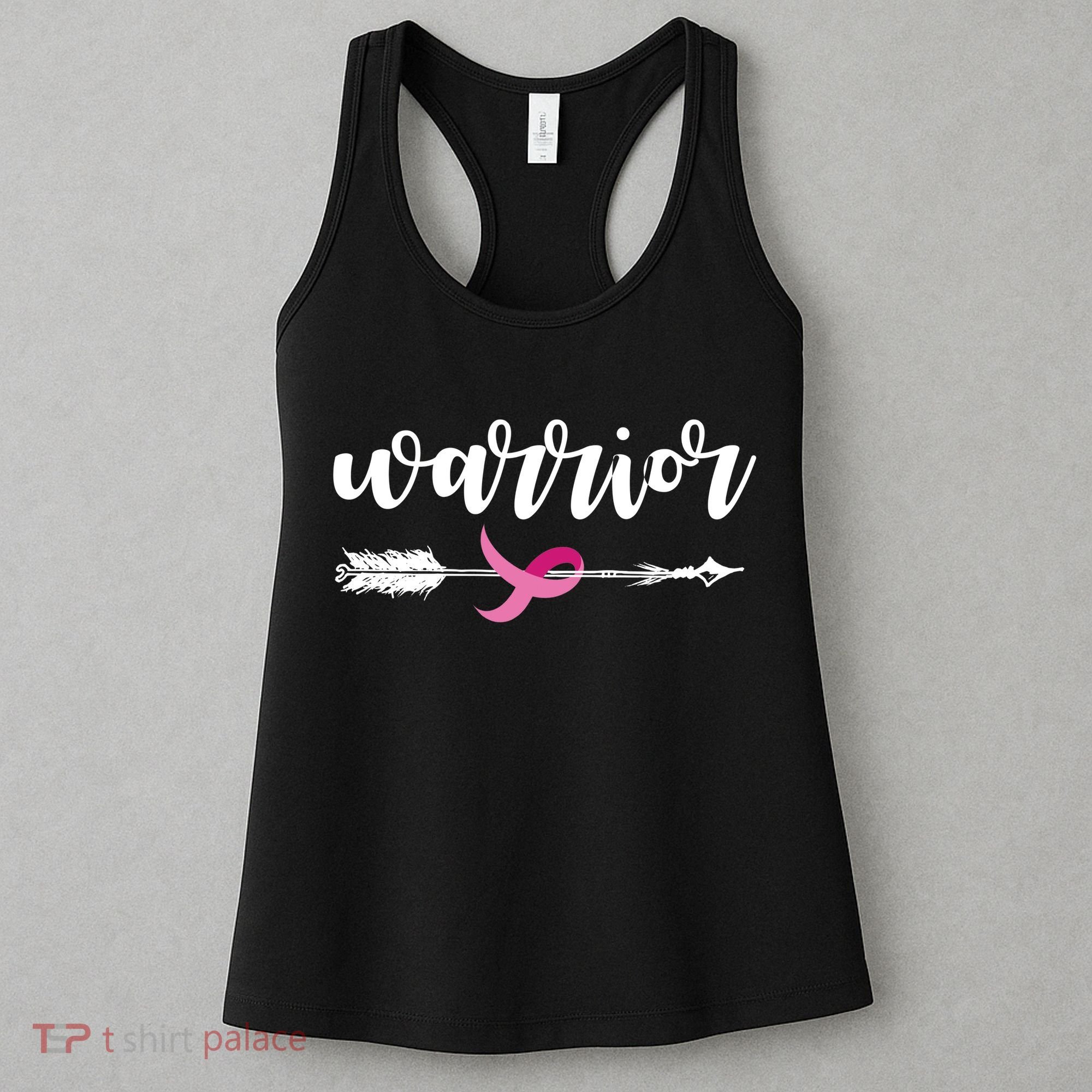 Breast Cancer Awareness Warrior Pink Ribbon Women's Tank Top