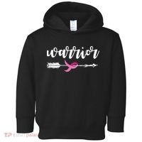 Breast Cancer Awareness Warrior Pink Ribbon Toddler Hoodie thumb 0