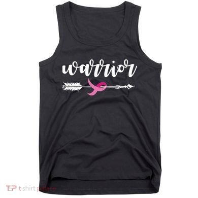 Breast Cancer Awareness Warrior Pink Ribbon Tank Top