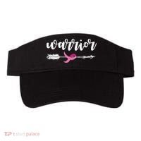 Breast Cancer Awareness Warrior Pink Ribbon Visor thumb 0